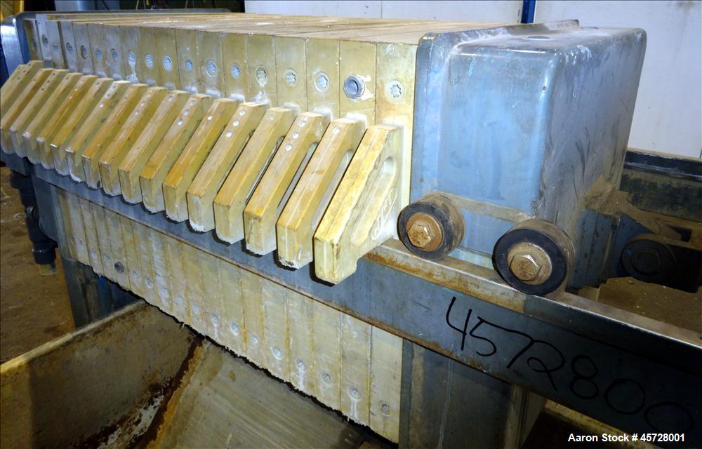 Used JWI Filter Press, Type J, Model 630-5.