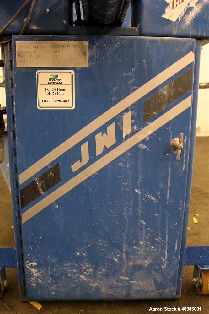 Used JWI Filter Press, Model 630G32-17-5SYLS