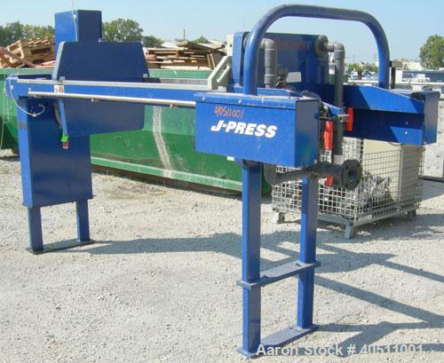 Used JWI J Press Filter Press, Model 630G32-29-8SYLW. (29) 25" x 25" x 2 1/2" thick x 1/2" recess polypropylene plates, (1) head, (1) tail plate. Approximately 121.53 square feet filter area, 10.13 c...
