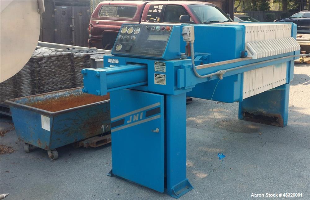Used JWI Filter Press, Model 800C32-20-10DA.
