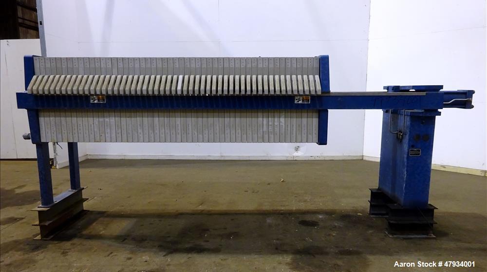 Used JWI J-Press Filter Press, Model 800G25-50-20DYLW.