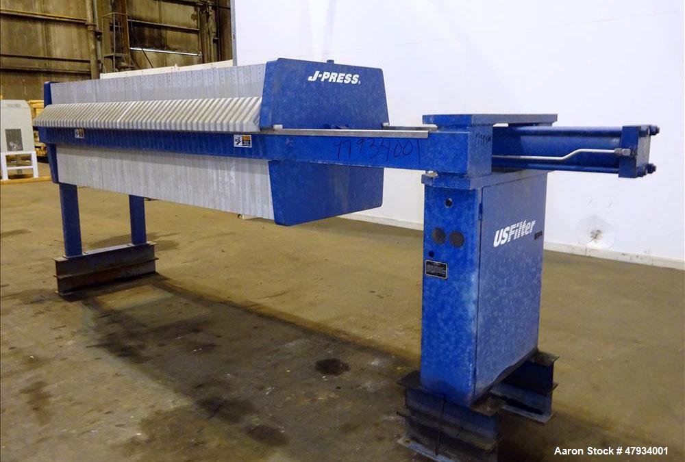 Used JWI J-Press Filter Press, Model 800G25-50-20DYLW.