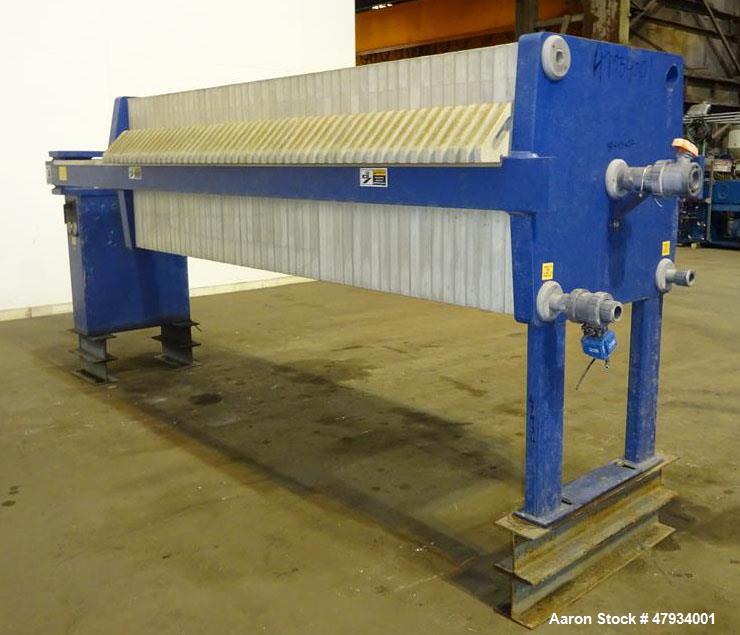 Used JWI J-Press Filter Press, Model 800G25-50-20DYLW.