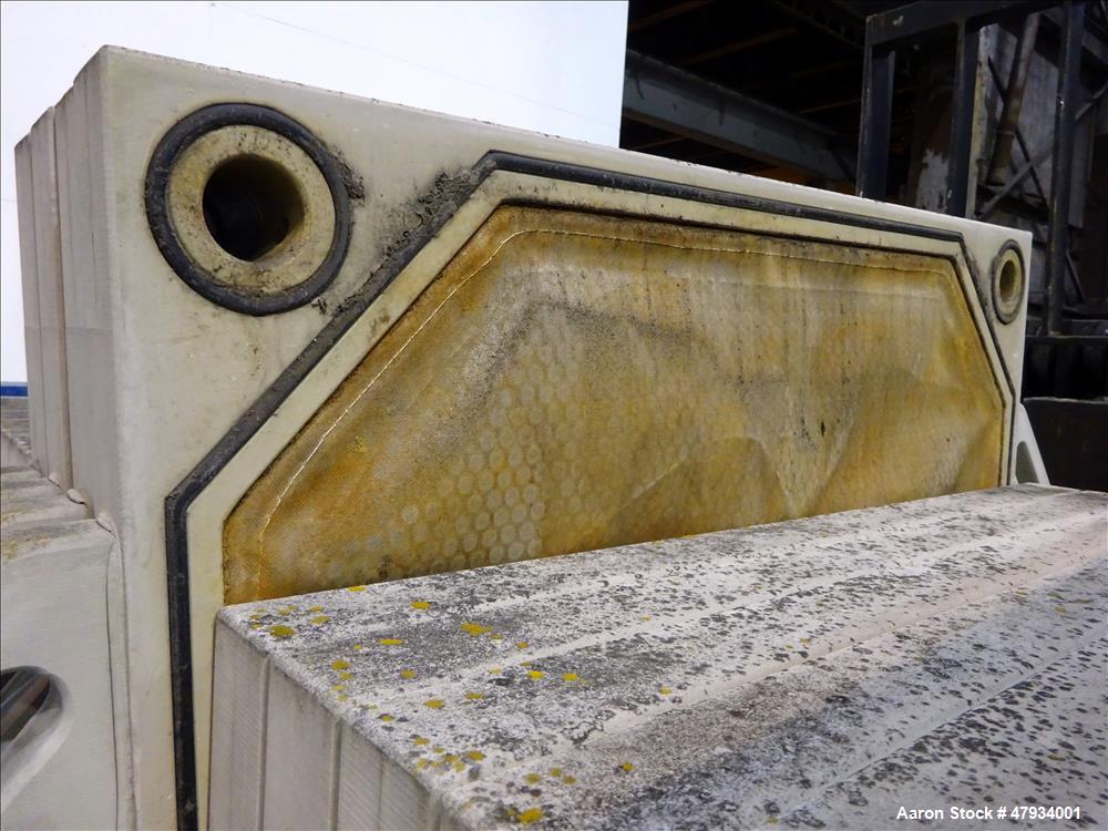 Used JWI J-Press Filter Press, Model 800G25-50-20DYLW.
