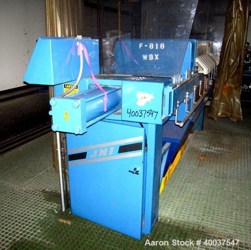 USED: JWI filter press, model 800G32-16/24-8/12DA. (18) 31 1/2" X 31 1/2" X 1/2" recess polypropylene plates.Approximate fil...