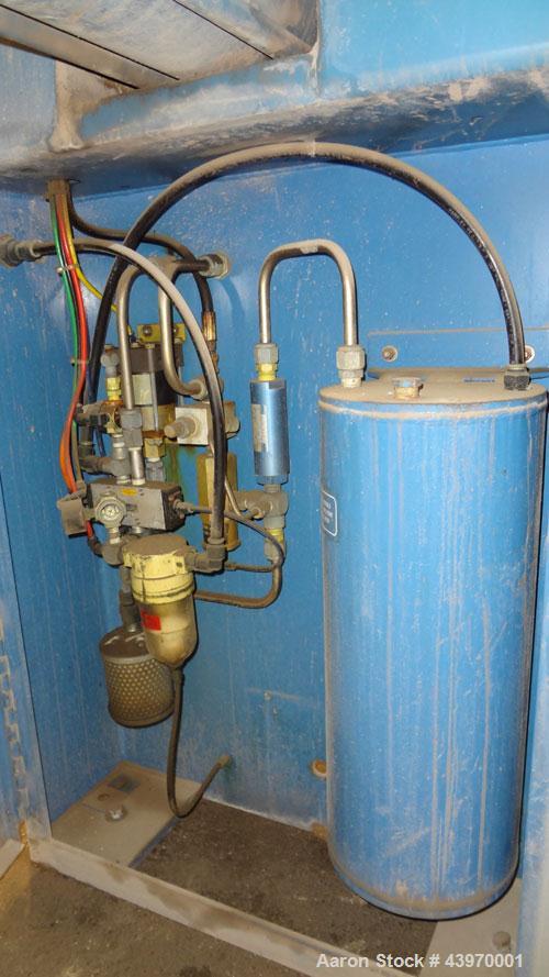 Used JWI Filter Press, Model 800G32-16-8DA.  (17) 31-1/2” x 31-1/2” (800 mm x 800 mm) polypropylene plates, approximate ½” recess, (1) head, (1) tail plate.  Approximately 93 square feet filter area,...
