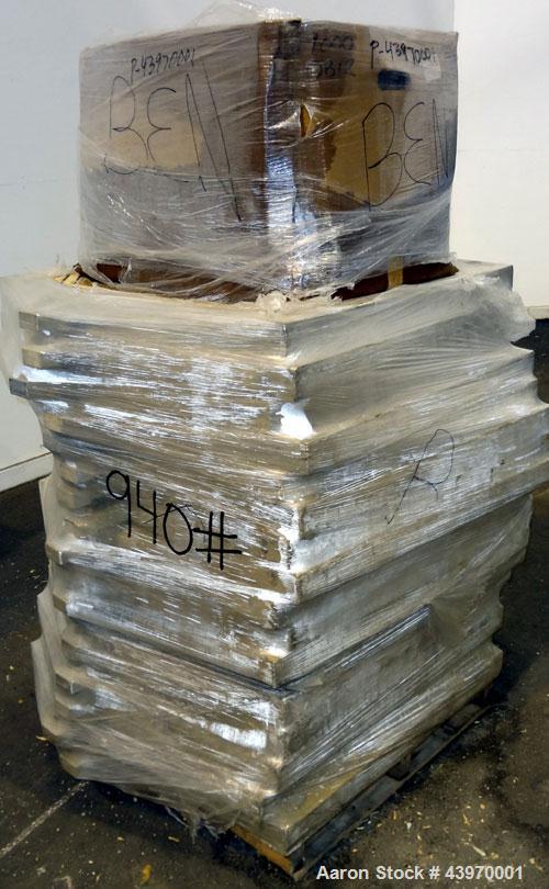 Used JWI Filter Press, Model 800G32-16-8DA.  (17) 31-1/2” x 31-1/2” (800 mm x 800 mm) polypropylene plates, approximate ½” recess, (1) head, (1) tail plate.  Approximately 93 square feet filter area,...