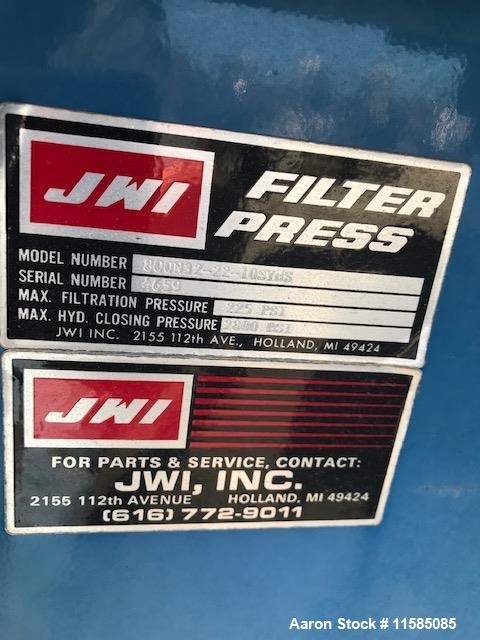 Used-JWI Filter Press