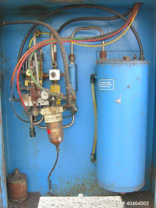 Used JWI Filter Press, Model 800G32-30/50-15/25DA.(31) 31 1/2" x 31 1/2" (800 mm x 800 mm) polypropylene plates, approximate 1" cake.Approximate 163.33 square feet filter area, 13.61 cubic feet capac...