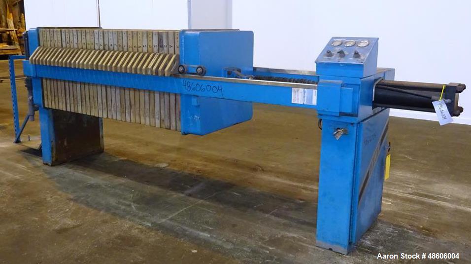 Used Siemens J-Press Filter Press, 800G32-32-16DYLS.