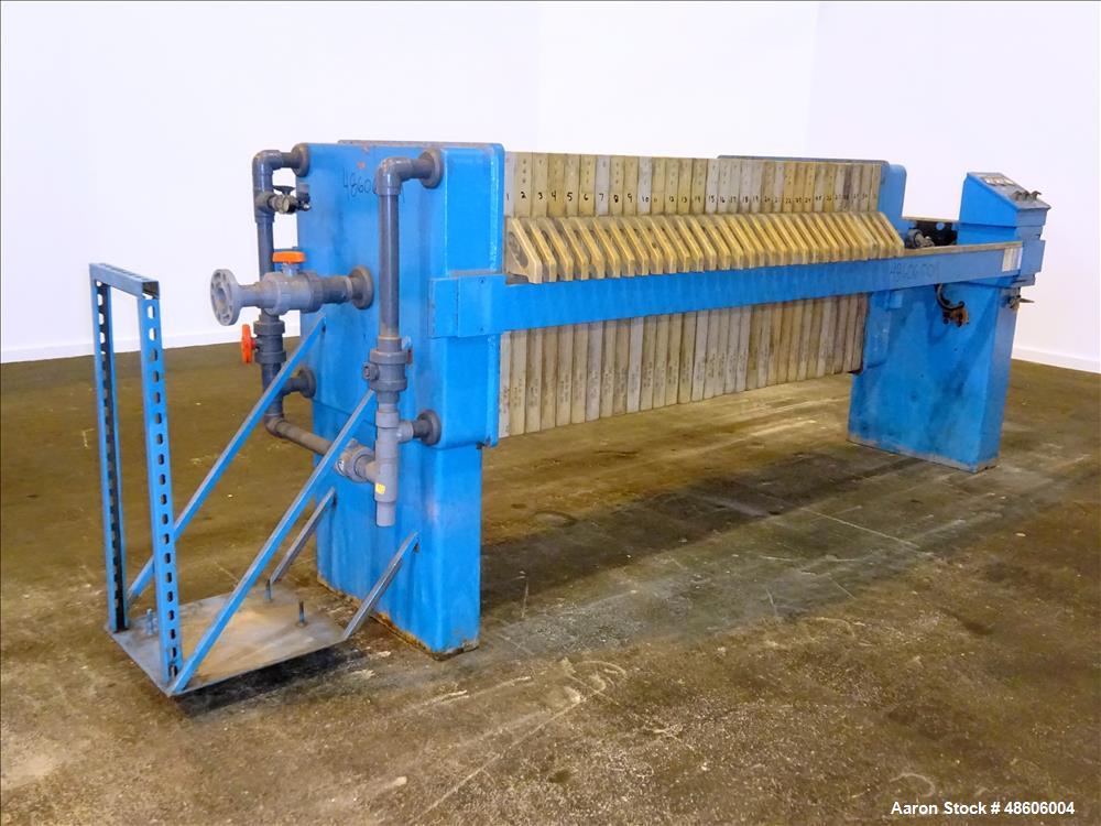 Used Siemens J-Press Filter Press, 800G32-32-16DYLS.