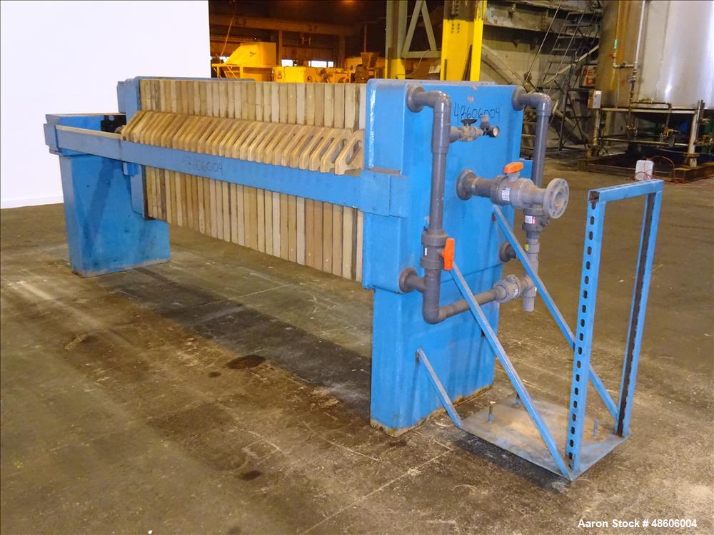 Used Siemens J-Press Filter Press, 800G32-32-16DYLS.