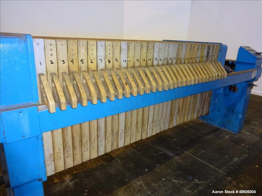 Used Siemens J-Press Filter Press, 800G32-32-16DYLS.
