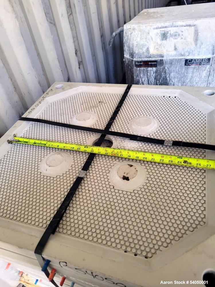 Used JWI 800N32-49-25SYLS Filter Press – 49 Chamber, 528 Sq. Ft., 800mm Plates (2017)