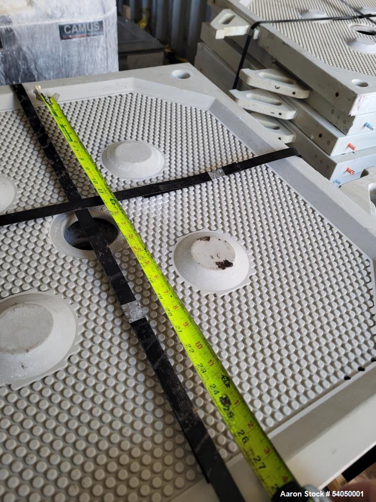 Used JWI 800N32-49-25SYLS Filter Press – 49 Chamber, 528 Sq. Ft., 800mm Plates (2017)