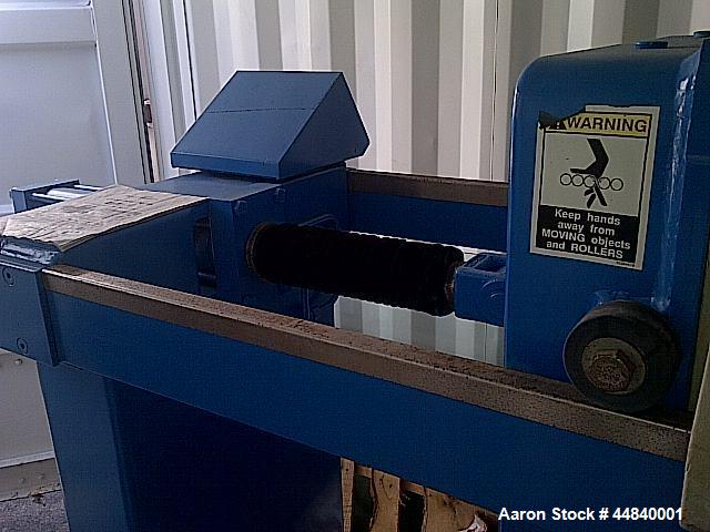 Used JWI Filter Press, Model J Press, 630G32-14-4DYLS, (14) polypropylene recess plates. Caulked and gasketed. Approx. 5 ft3 cake capacity, Approx. 56 ft2 of filtration area.