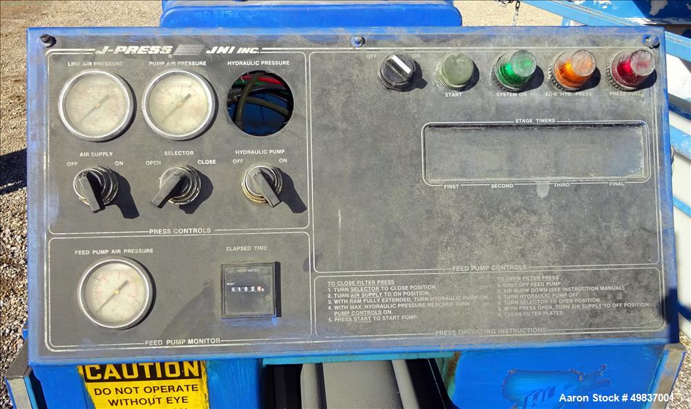 Used JWI J Press Filter Press, Model 630G32-24-7DA