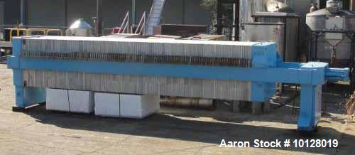 Used JWI Recessed Plate Filter Press, Model 1450 mm