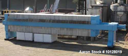 Used- JWI Recessed Plate Filter Press, Model 1450 mm