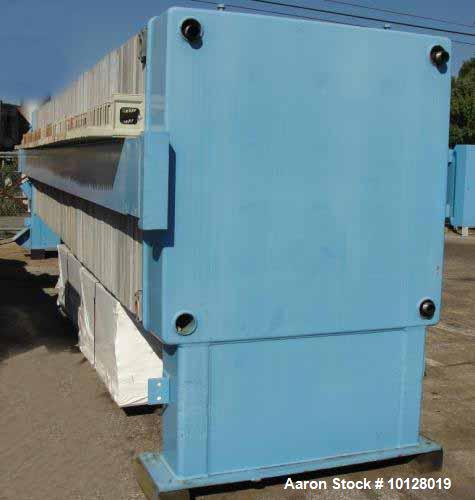 Used JWI Recessed Plate Filter Press, Model 1450 mm