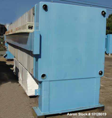 Used- JWI Recessed Plate Filter Press, Model 1450 mm