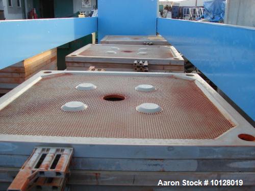 Used JWI Recessed Plate Filter Press, Model 1450 mm