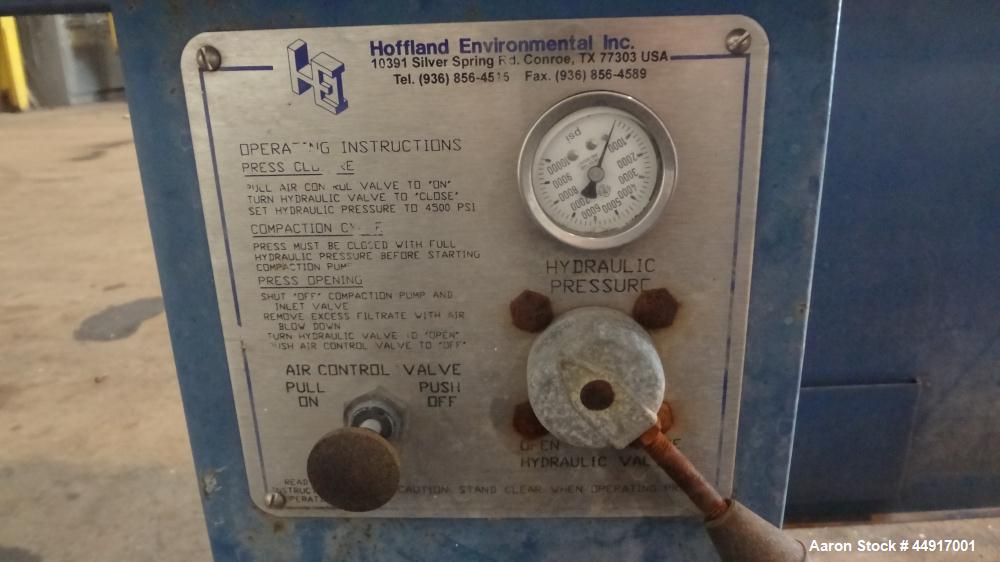 Used Hoffland Filter Press