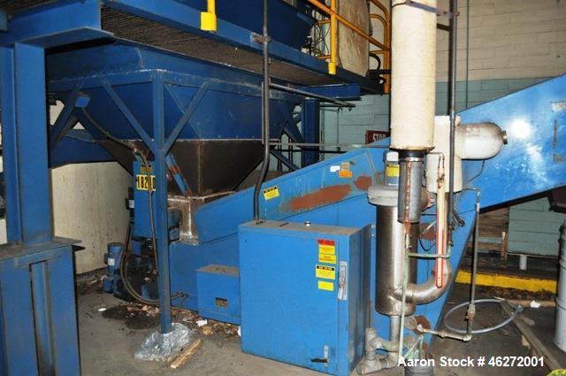 Used JWI Filter Press Plate / Frame. Polypropylene (28) Plates 36'' x 36'' Includes JWI Conveyor & Sludge Dryer..