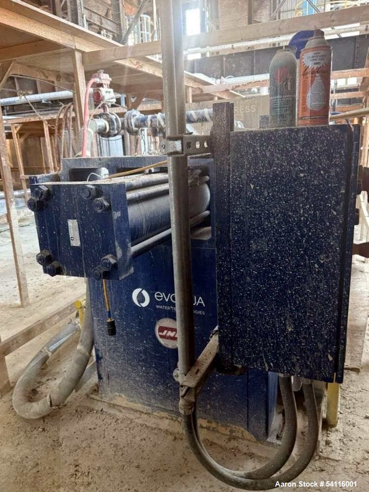 Used JWI / Evoqua Filter Press, Model J. Polyprop Plates. Pressure tested to 4900 psi.  S/n K1706960001C.