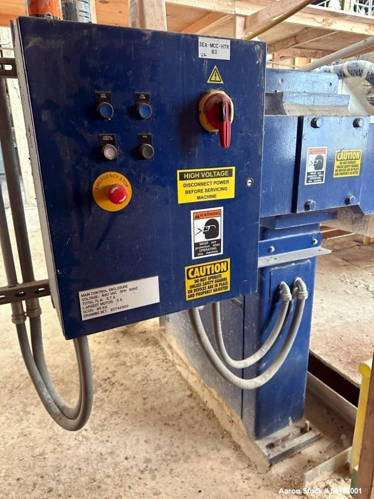 Used JWI / Evoqua Filter Press, Model J. Polyprop Plates. Pressure tested to 4900 psi.  S/n K1706960001C.
