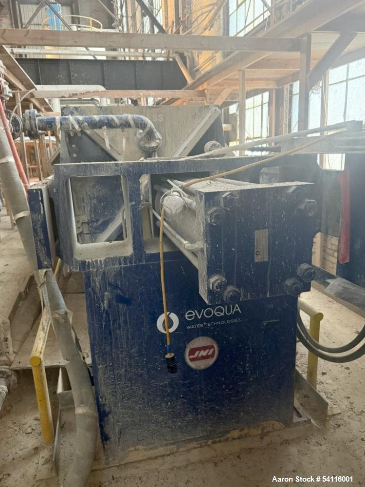 Used JWI / Evoqua Filter Press, Model J. Polyprop Plates. Pressure tested to 4900 psi.  S/n K1706960001C.