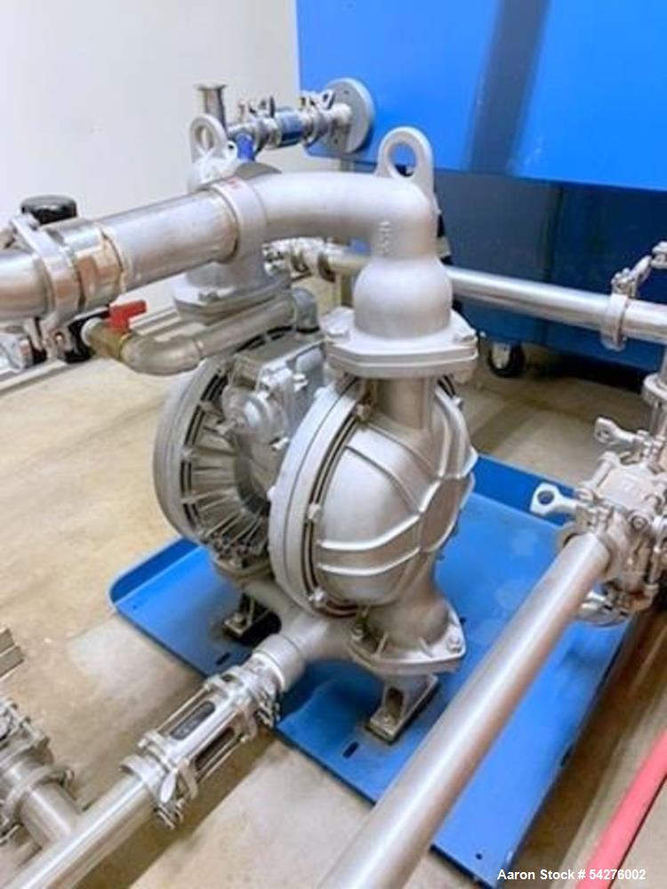 Used M.W. Watermark FP800G32L Filter Press with 800mm Plates for Sale