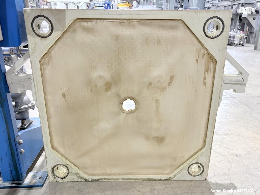 Used M.W. Watermark FP800G32L Filter Press with 800mm Plates for Sale