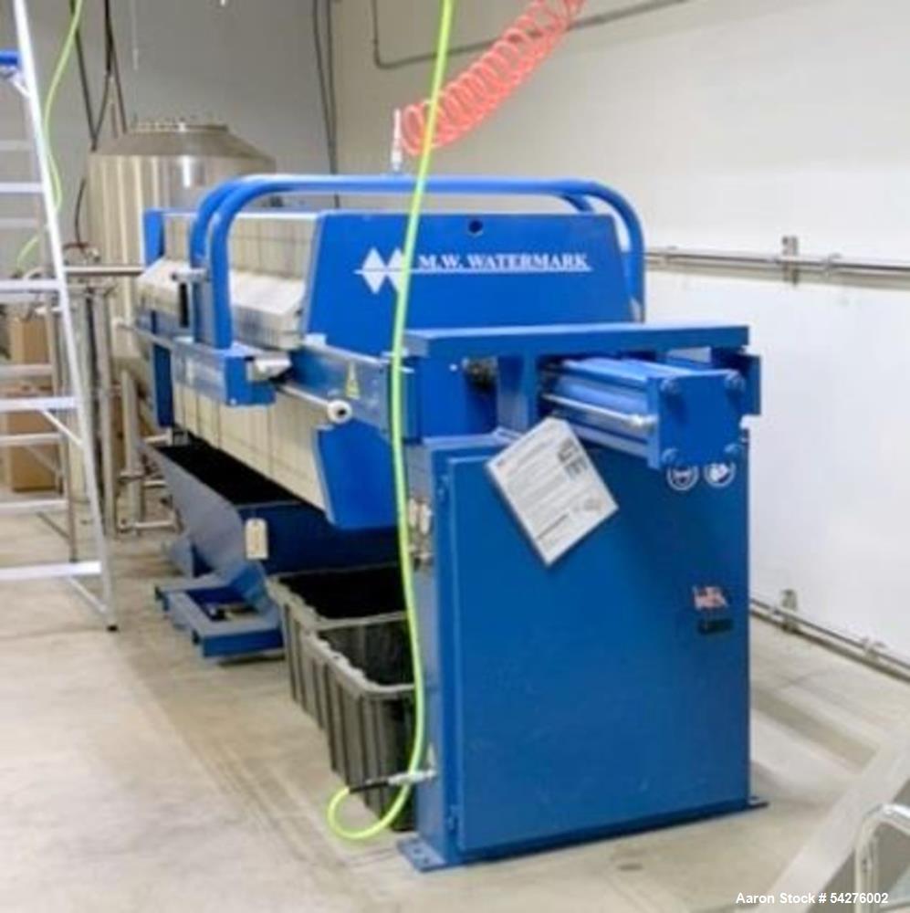 Used MW Watermark FP800G32L Filter Press – 38 Plate 800mm System