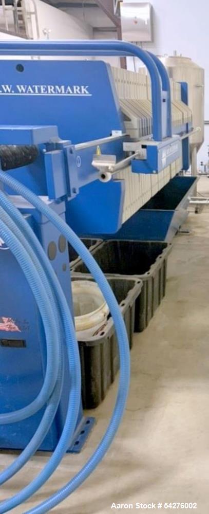 Used MW Watermark FP800G32L Filter Press – 38 Plate 800mm System