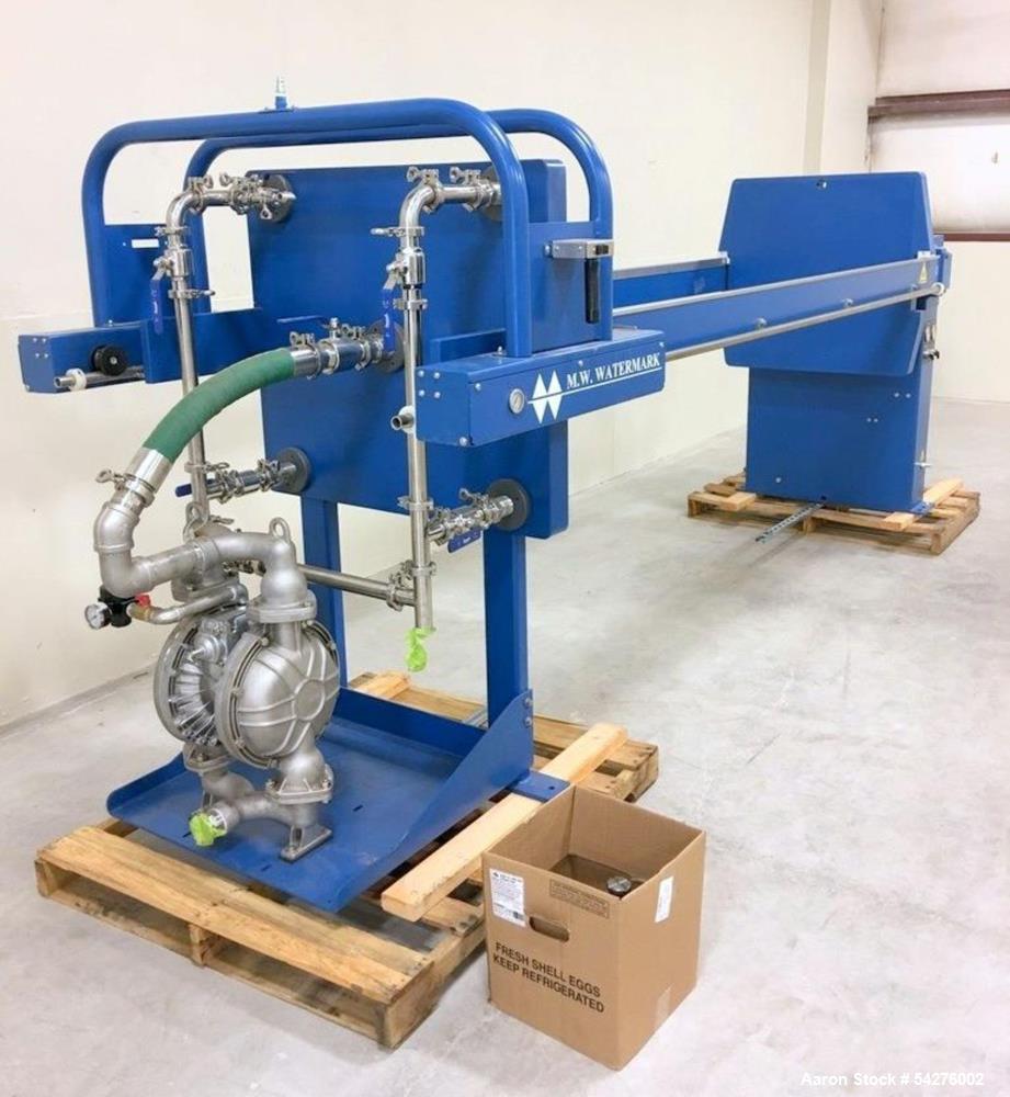 Used MW Watermark FP800G32L Filter Press – 38 Plate 800mm System