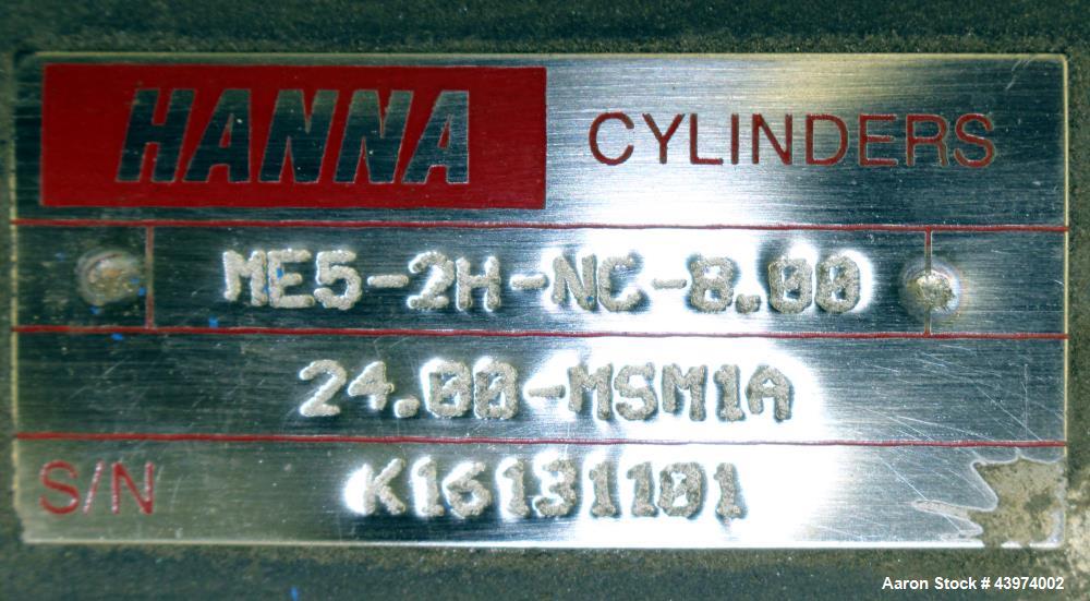 Unused- Hanna Series 2H Heavy Duty Filter Press Hydraulic Cylinder