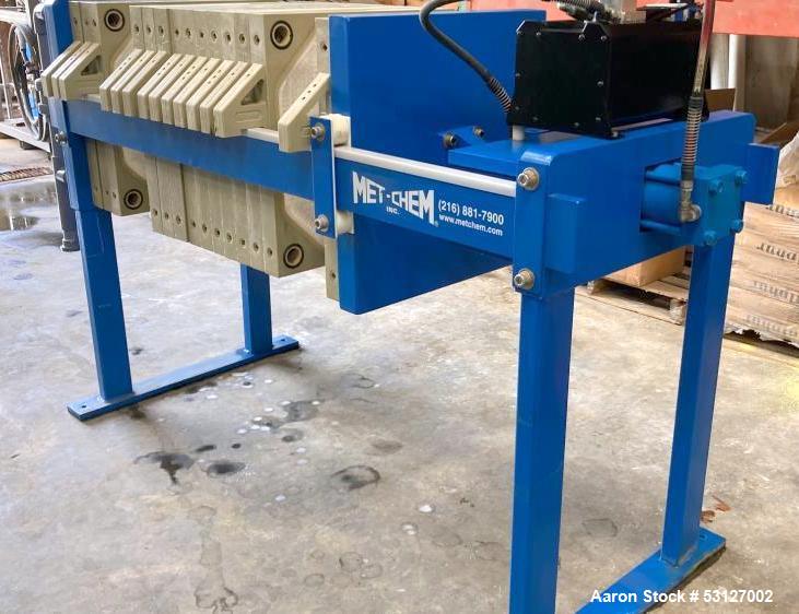 Used Met-Chem 5 Cubic Foot 630mm Filter Press