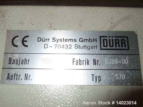 Used Netzsch-Durr Filter Press