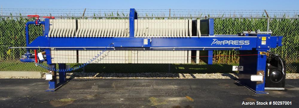 Used Pacific Press Co. Filter Press, Model P10E132C-40/50.