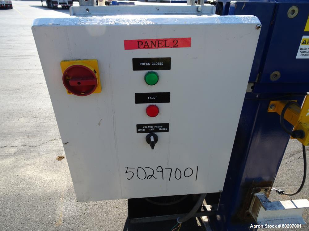 Used Pacific Press Co. Filter Press, Model P10E132C-40/50.