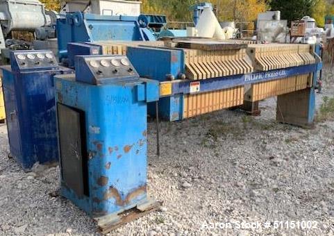 Used- Pacific Press Co. Filter Press, Model P630E132A-10R