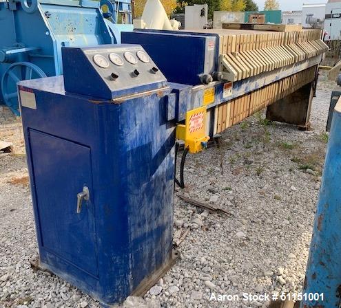 Used Pacific Press Co. Filter Press, Model P630E132A-12R