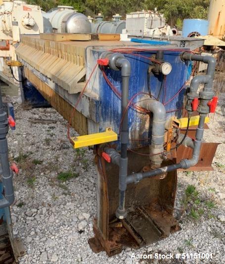 Used Pacific Press Co. Filter Press, Model P630E132A-12R