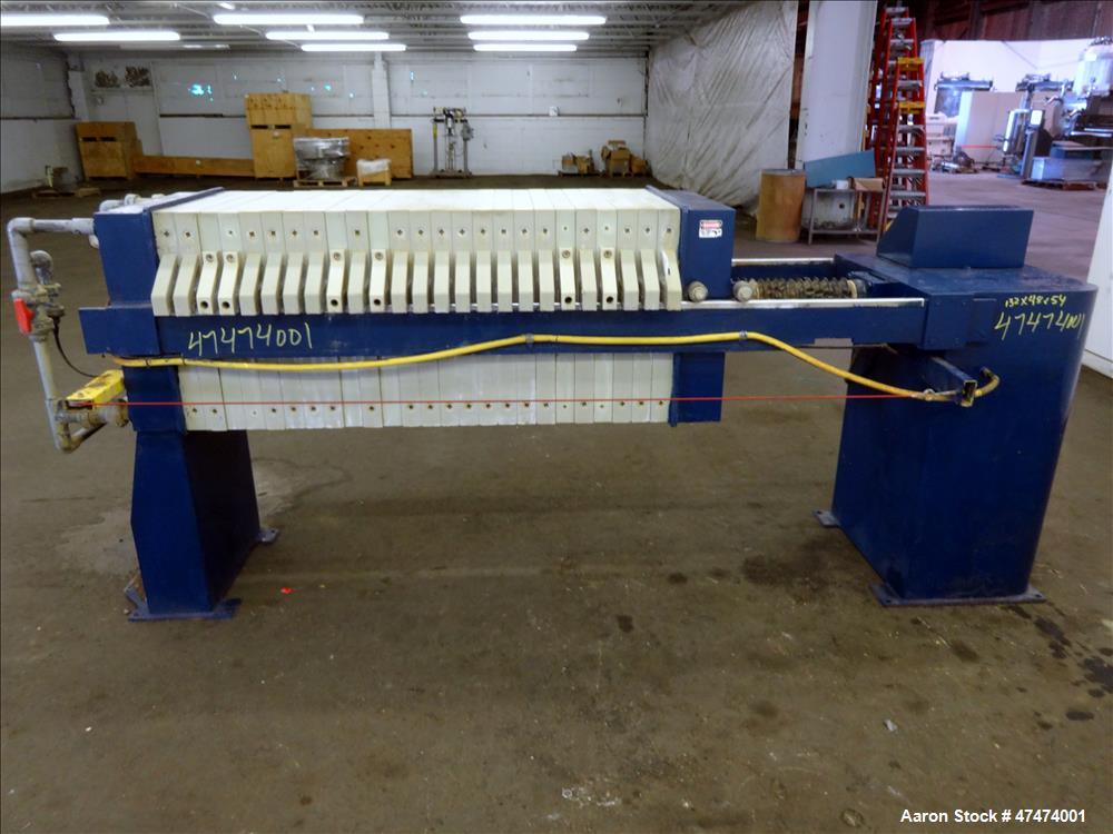Used Pacific Press Company Filter Press, Model P630E132A-5R