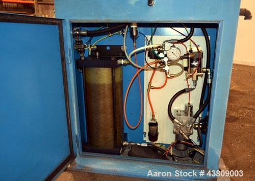 Used Parkson Lanco Environmental Products Filter Press, Model AFP-800-100. (21) Approximately 31-3/8" X 31-3/8" polypropylene plates, (1) head, (1) tail. Filter area approximate 28-1/2" x 28-1/2" x 1...