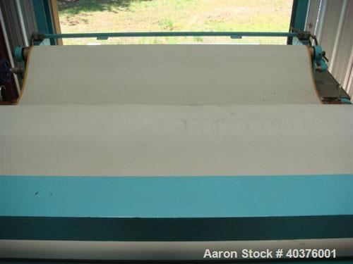 Used Parkson 2 meter belt filter press. Includes Moyno pump, Goulds pump, (1) new stainless steel control panel, (1) new control cabinet with Allen Bradley PLC, tank with new agitator, new polymer fe...