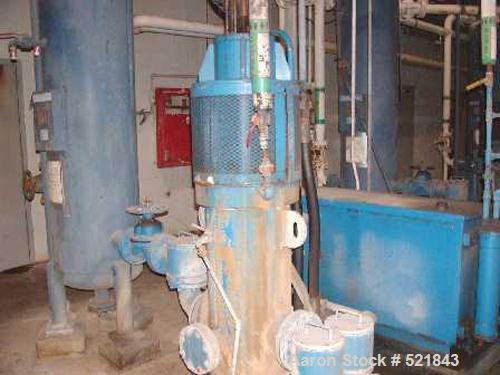 USED: Passavant water treatment filter press, model 64, 3408 square feet filtration area, equal to 39.6 square feet of filtr...