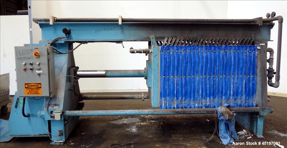 Used Perrin Head Filter Press, Model 1000mm