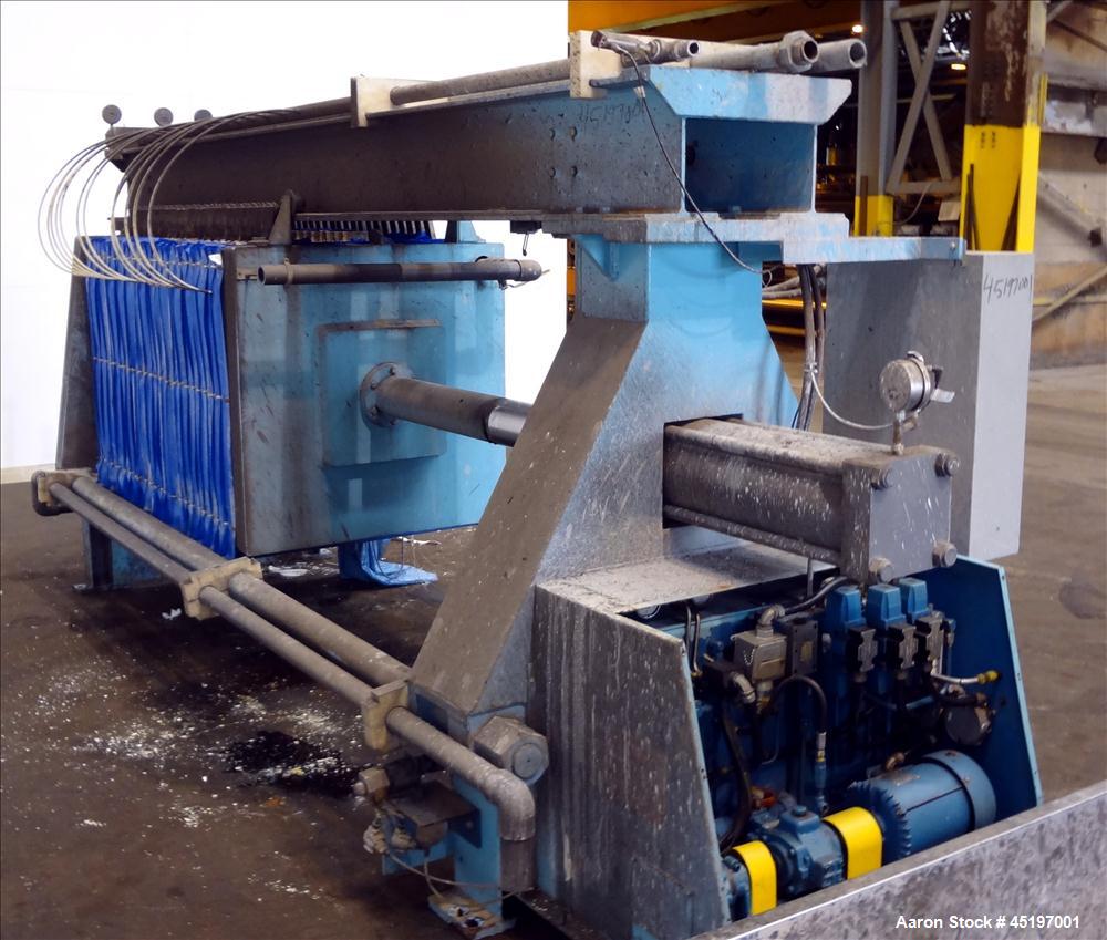 Used Perrin Head Filter Press, Model 1000mm
